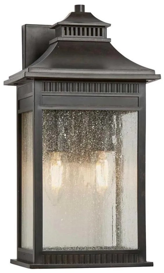 Aplică de exterior Quoizel QZ-LIVINGSTON2-M LIVINGSTON 2xE14/40W/230V IP44