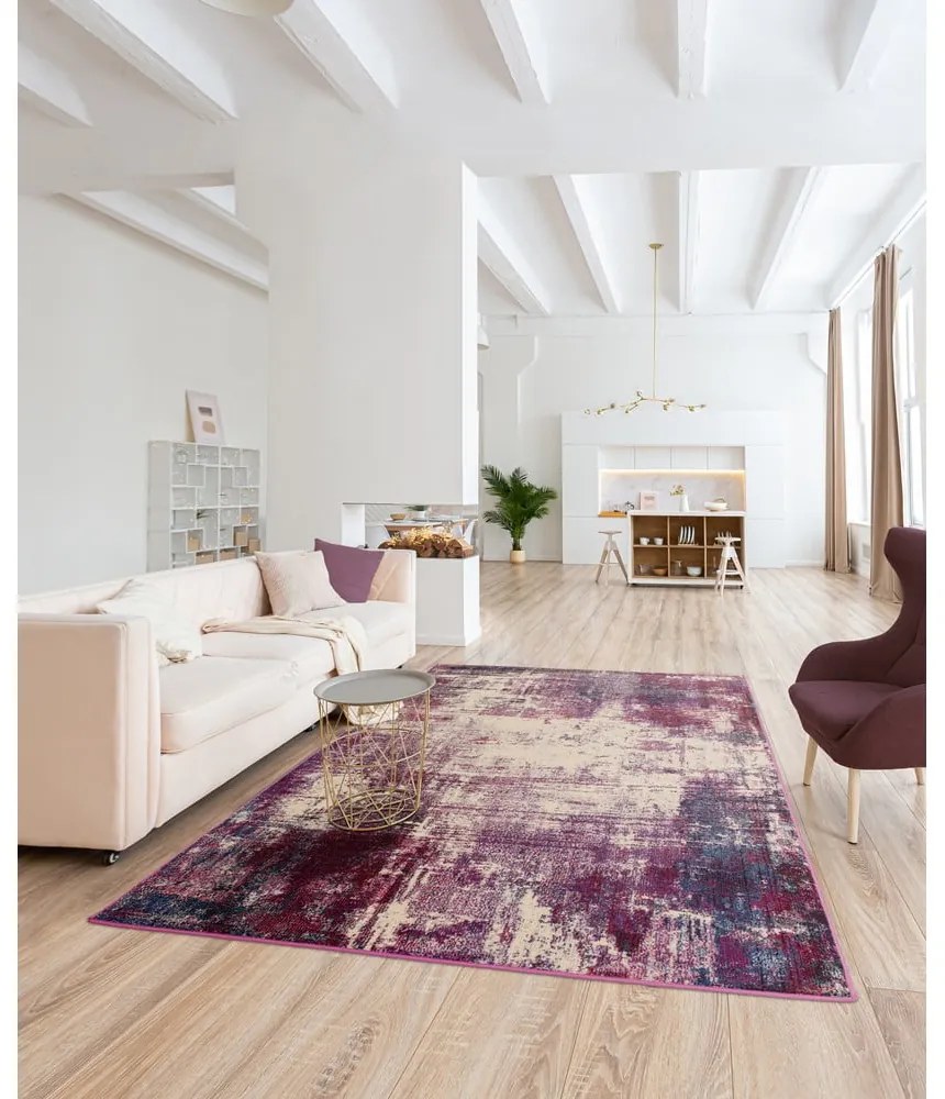 Covor mov 200x300 cm Colores cloud – Asiatic Carpets