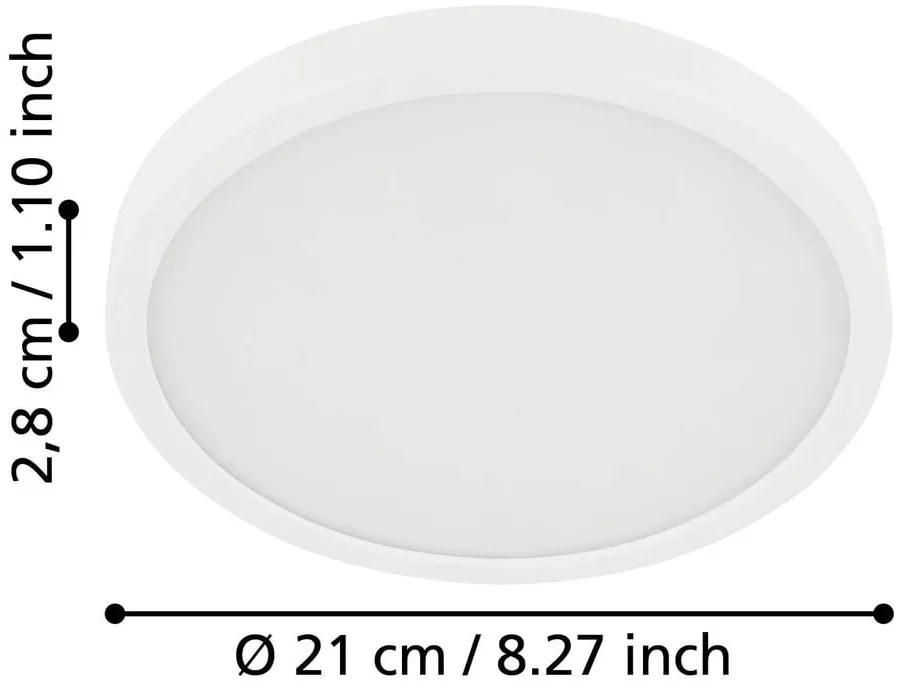 Plafonieră albă LED FUEVA 5 – EGLO