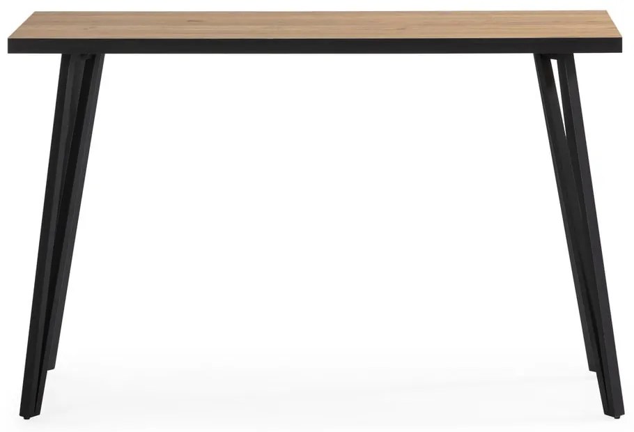 Masă consolă cu blat cu aspect de lemn de stejar 60x120 cm Sindi – Marckeric