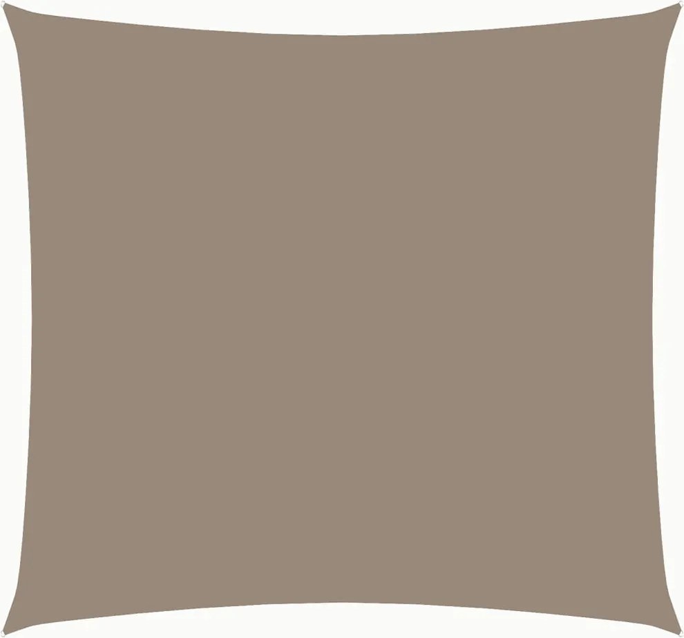 vidaXL Pânză parasolar, gri taupe, 2x2 m, țesătură oxford, pătrat