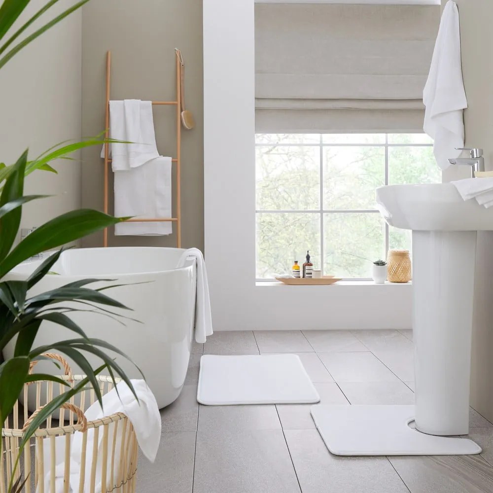 Prosop alb din bumbac din frotir 70x120 cm Anti-Bacterial – Catherine Lansfield