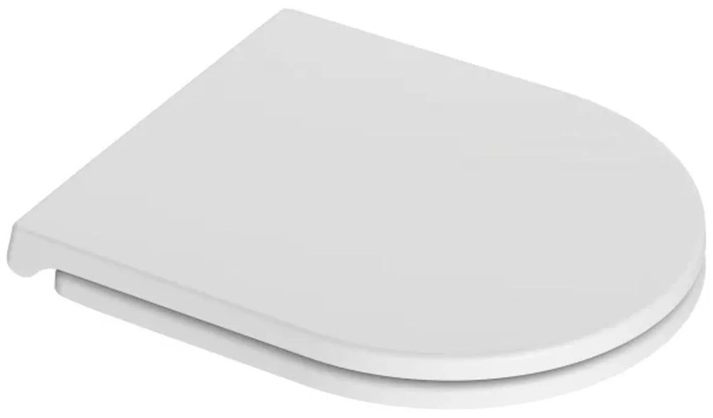 Capac Wc cu soft close si quick release, Feeling, alb mat, RAK Alb mat