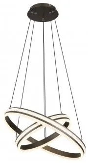 Suspensie moderna cristal led 60W Grouni 67314-60H Globo