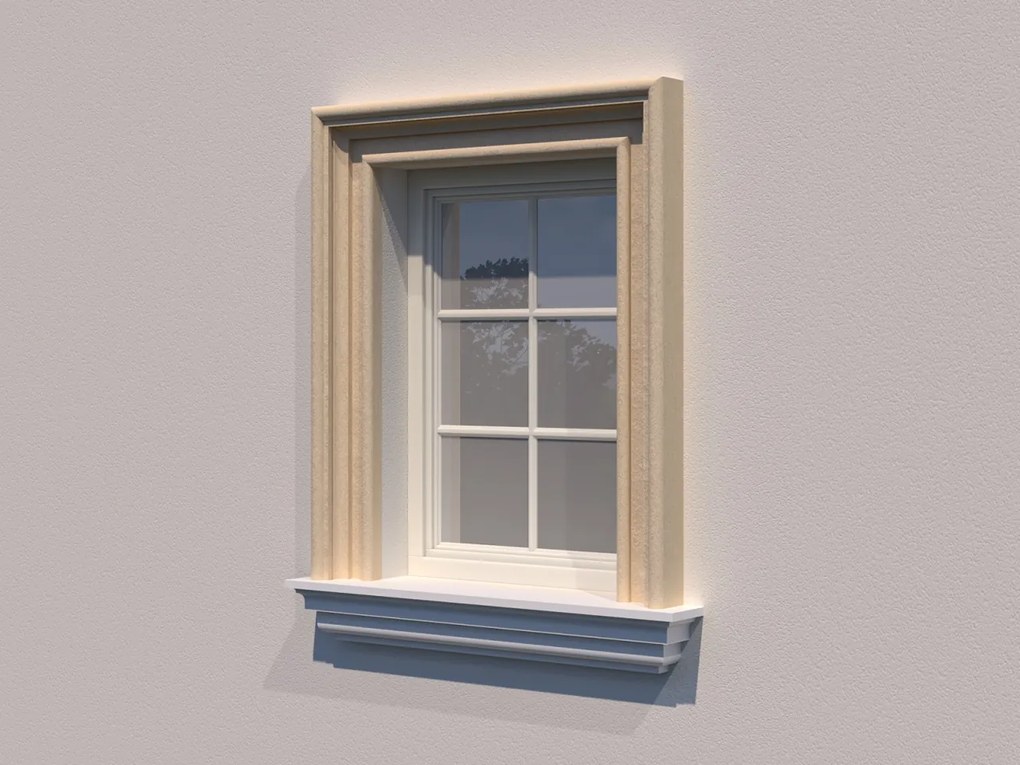 Ancadrament fereastra exterior FP145 DNZ120 dimensiuni 120x95x2000mm