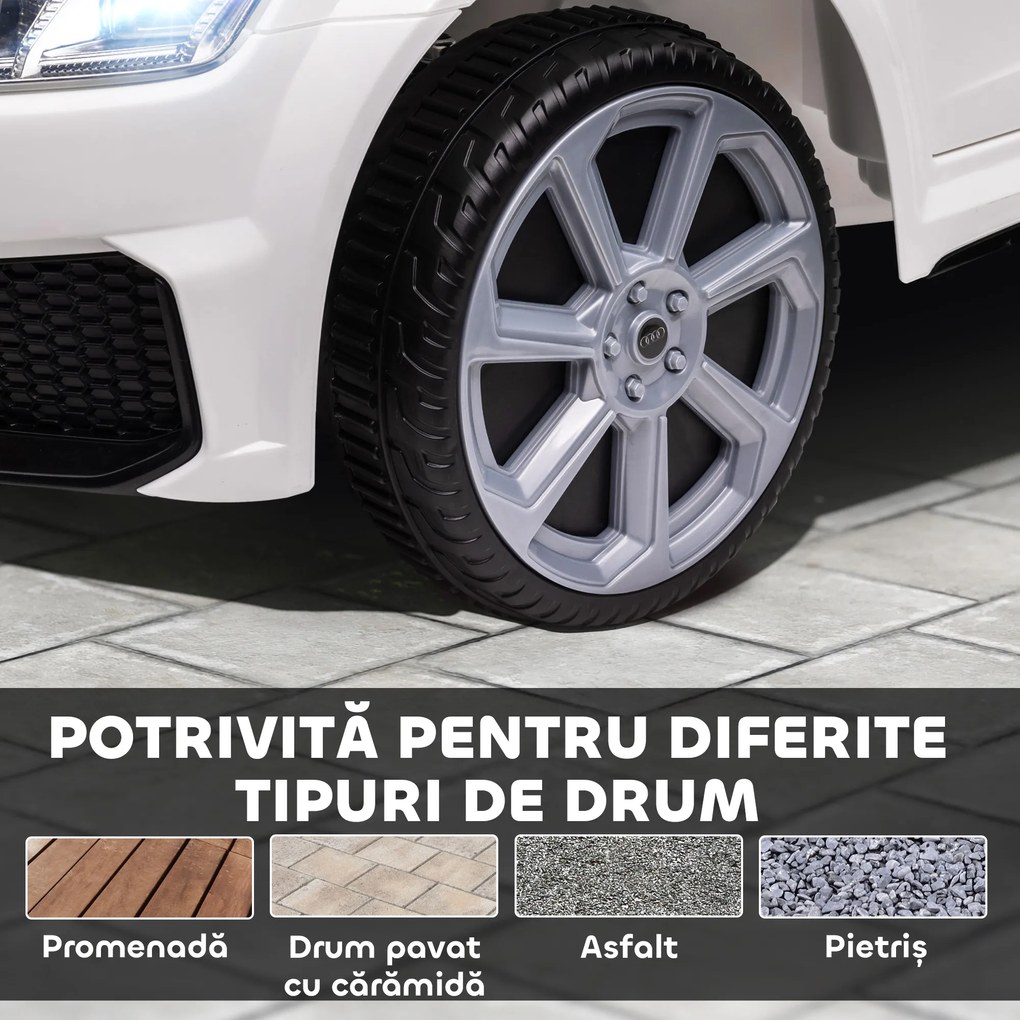 HOMCOM Masina Electrica pentru Copii AUDI TT, Auto Electrica