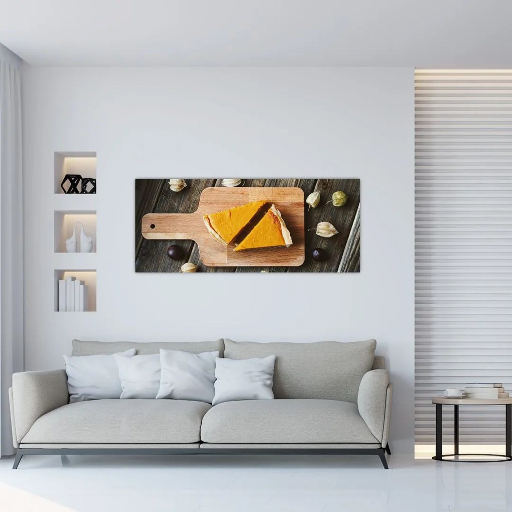 Tablou -Prăjitură cu dovleac (120x50 cm)