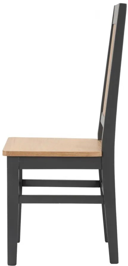 Set 2 scaune dining din MDF si lemn de brad, 44 x 44 x 96 cm, Male Mauro Ferreti