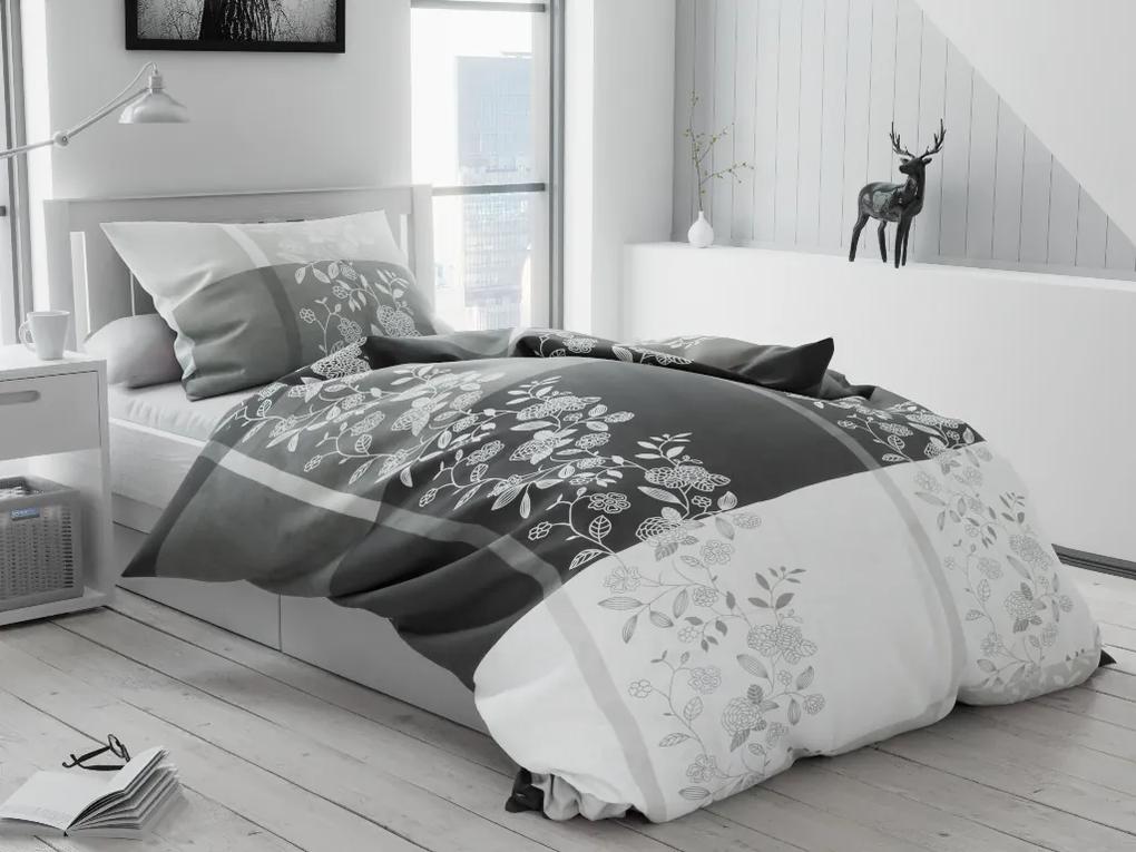 Lenjerie de pat din crepon Culoare gri, BALZAN