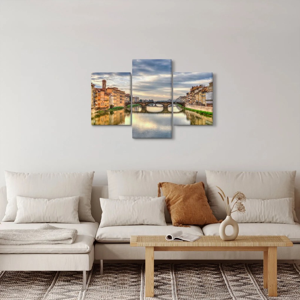 Tablou - Pod peste râu (90x60 cm)