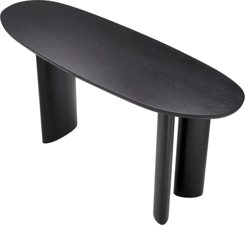 Consola moderna design LUX Lindner negru