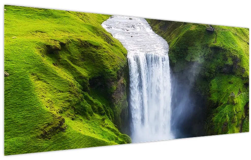 Tablou - Cascada Skogafoss (120x50 cm)