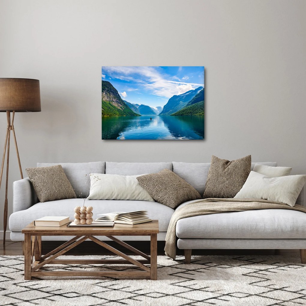 Tablou - Lacul Lovatnet (70x50 cm)