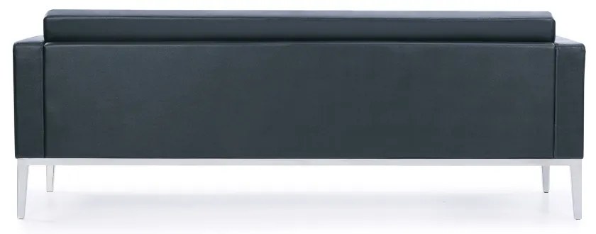 Canapea Bartolo, trei locuri, neagra