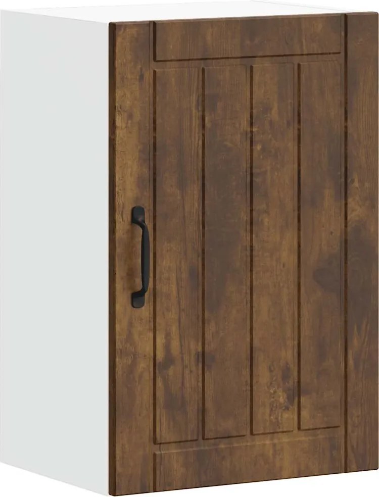 vidaXL Dulap de bucatarie "Lucca" din lemn de stejar afumat