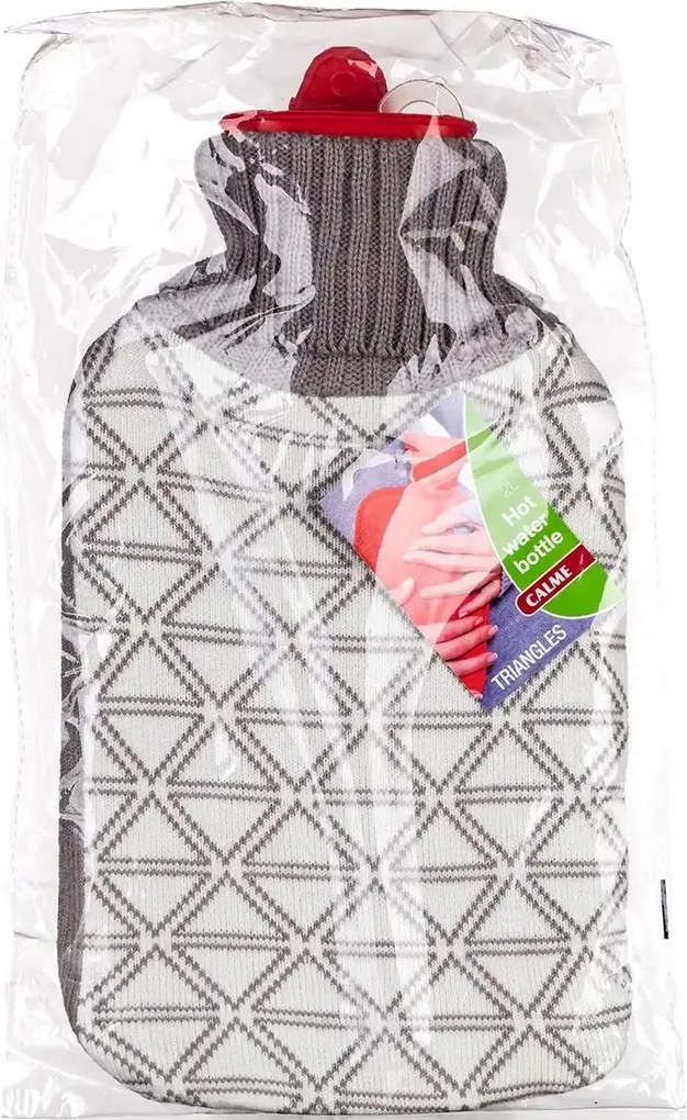 Termofor sticlă de încălzire Banquet TRIANGLES, 2 l