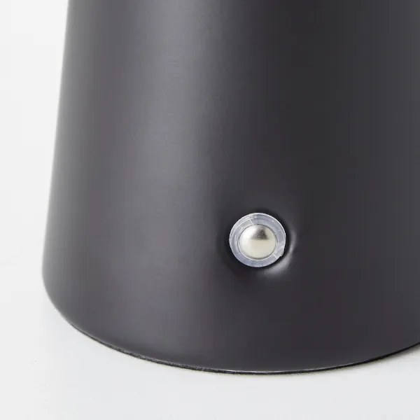 Lampă LED tactilă dimabilă de masă Brilliant MUFFIN LED/3W/5V USB IP44 negru