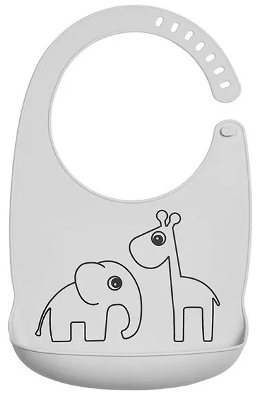 Done by Deer – Bavetica silicon gri – Deer Friends