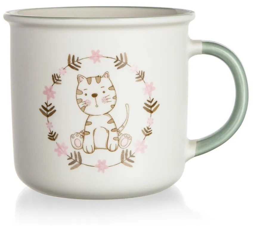 Set de 4 căni din ceramică Banquet  KITTY, 400 ml