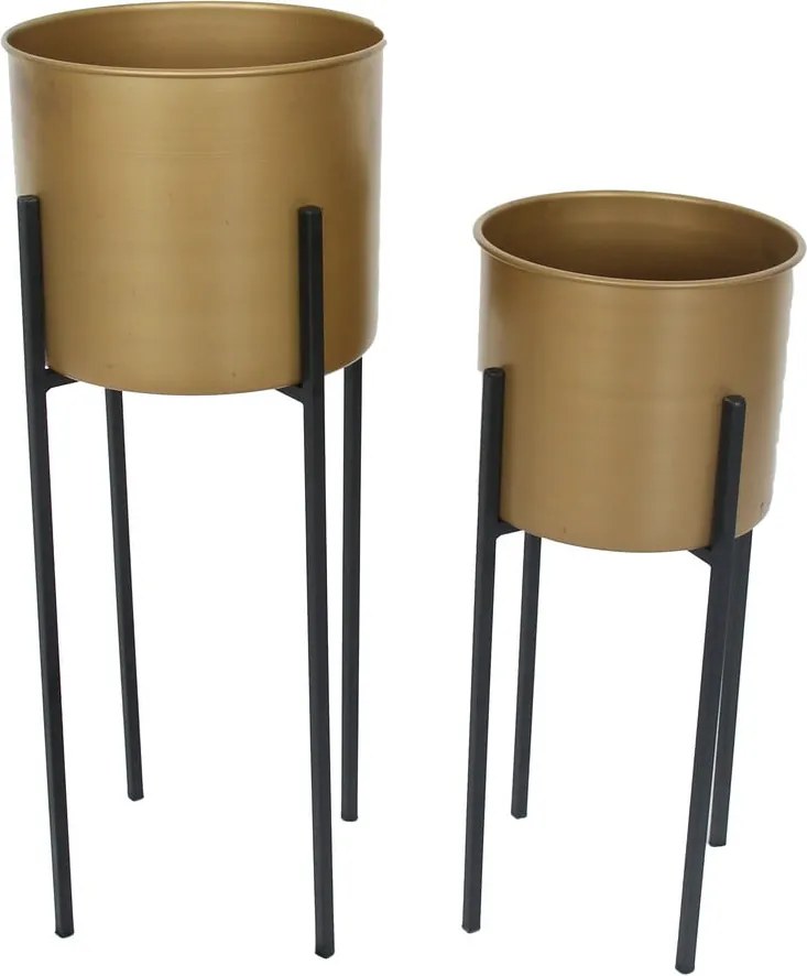 Ghivece 2 buc. din metal ø 24 cm Dempo – Garden Pleasure