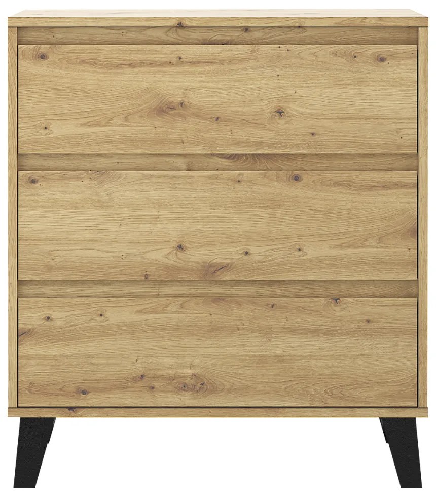 Comoda BOGAN 3S70, stejar artisan