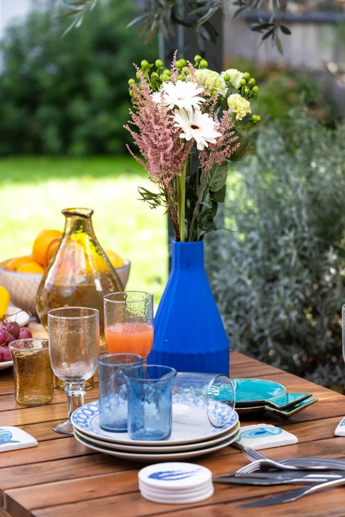 Masa dining de exterior, din lemn de tec, Tirama