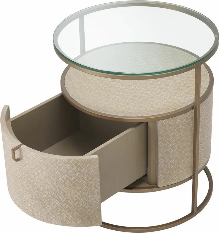 Noptiera/ Masuta laterala design LUX Napa Valley stejar albit 114776 HZ