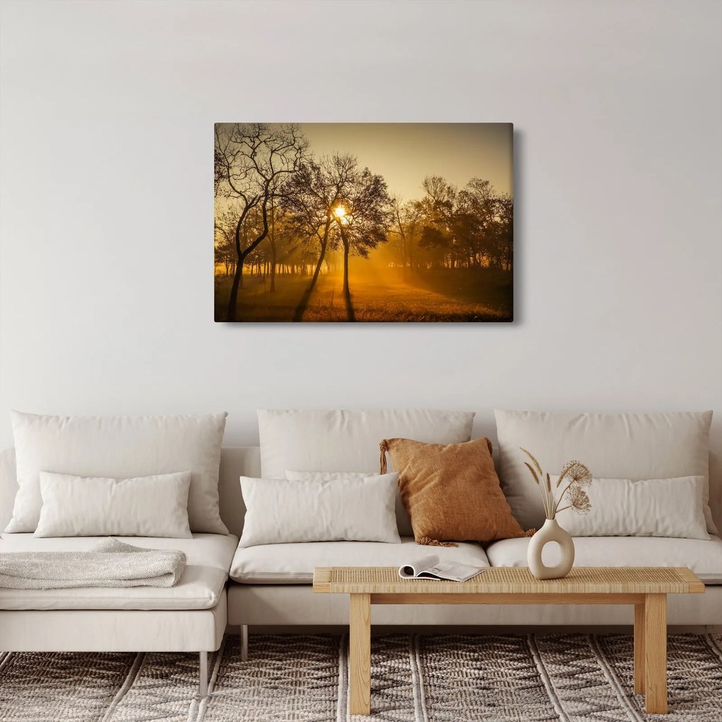Tablou cu răsăsrit de soare (90x60 cm)