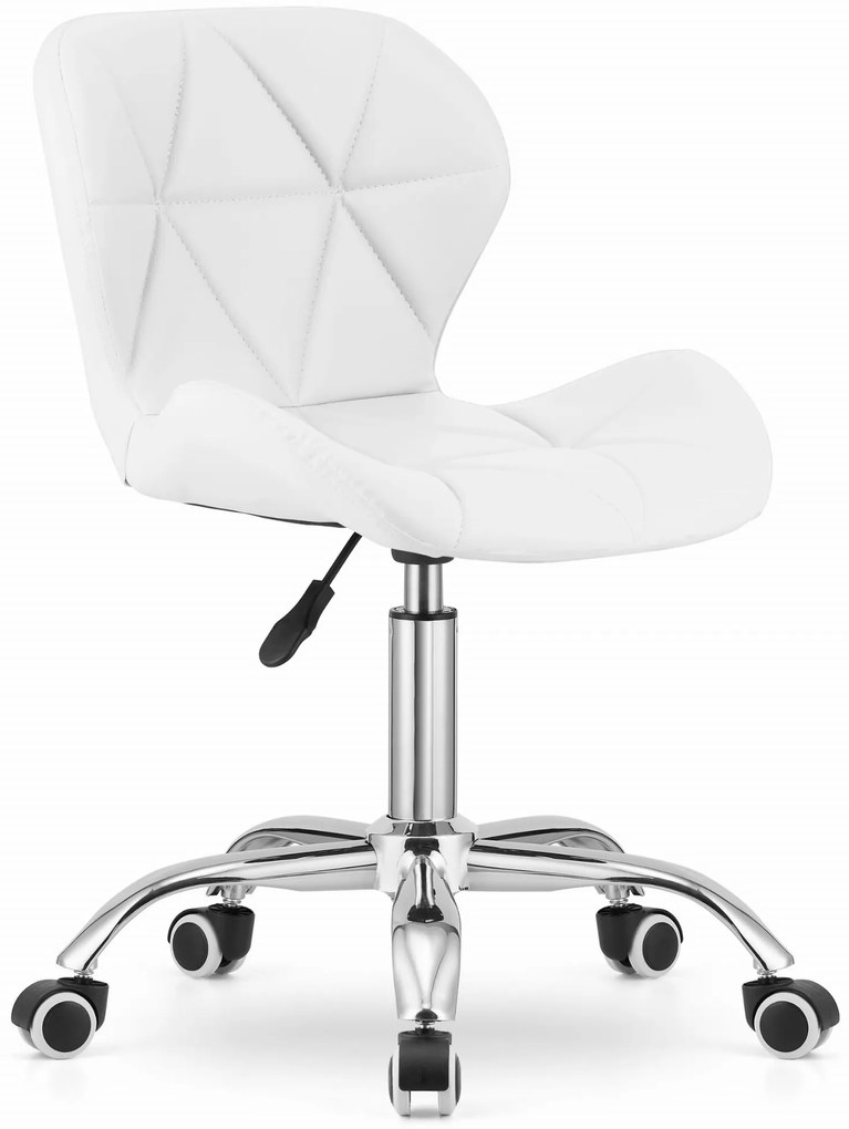 OFERTA Scaun de birou alb AVOLA din piele ecologica calitatea II