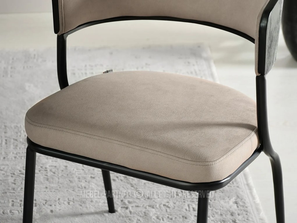 Scaun Marta K (bej + negru). Promo -11%. 1111147