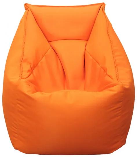 Fotoliu Bean Bag, Interior-Exterior, Tip Fotoliu Portocaliu, 60 X 60 X 34 X 60 cm