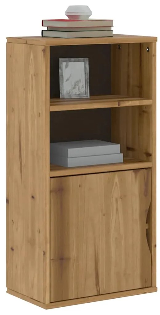 vidaXL Dulap lateral „ODDA” 40x24x79 cm din lemn masiv de pin