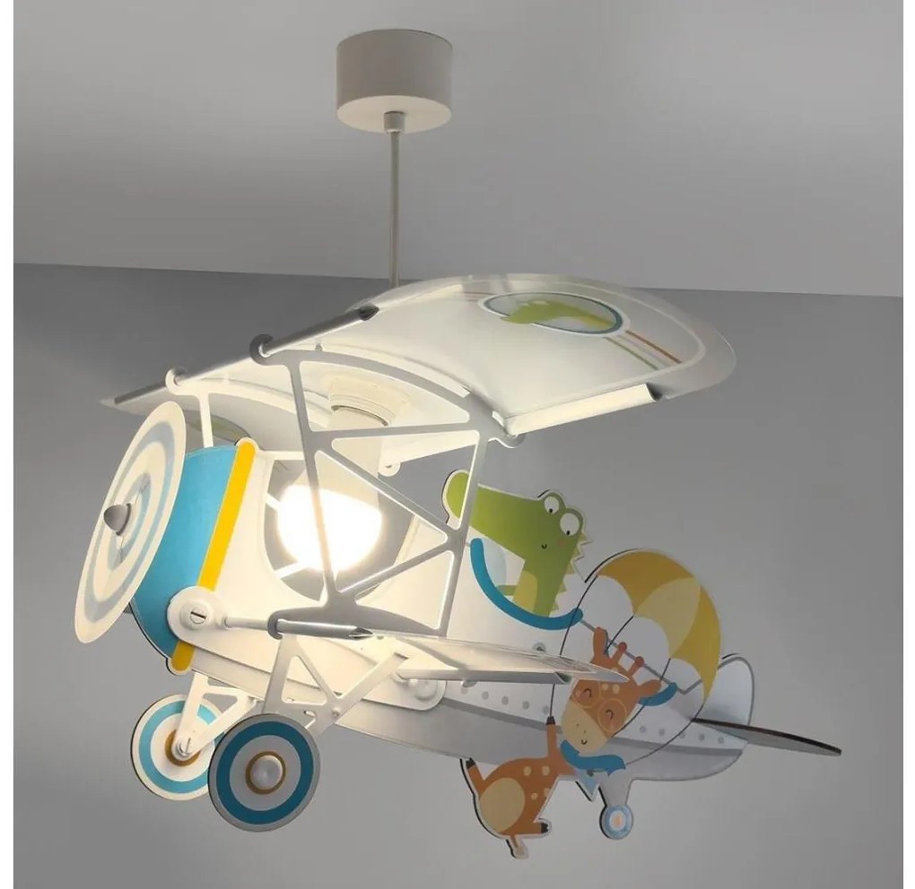 Dalber 54542 - Lustr copii LITTLE CROCODILE 1xE27/15W/230V