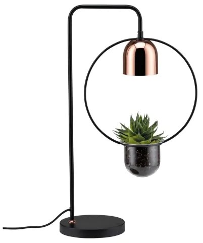 Paulmann 79746 - Lampă de masă FANJA, 1xGU10/20W, 230V, finisaj fumuriu