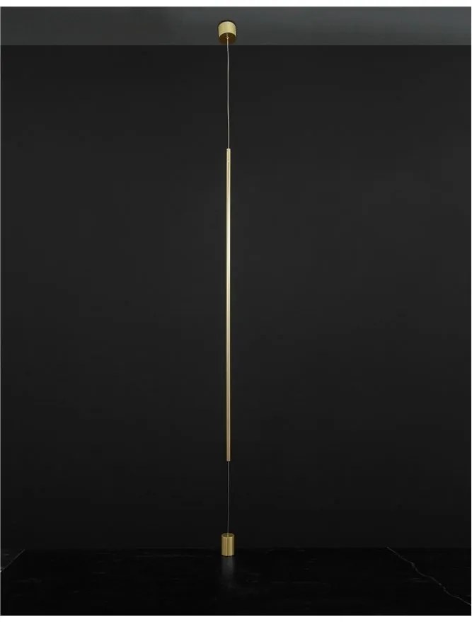 Lampa LED podea/tavan design modern deosebit ELETTRA auriu