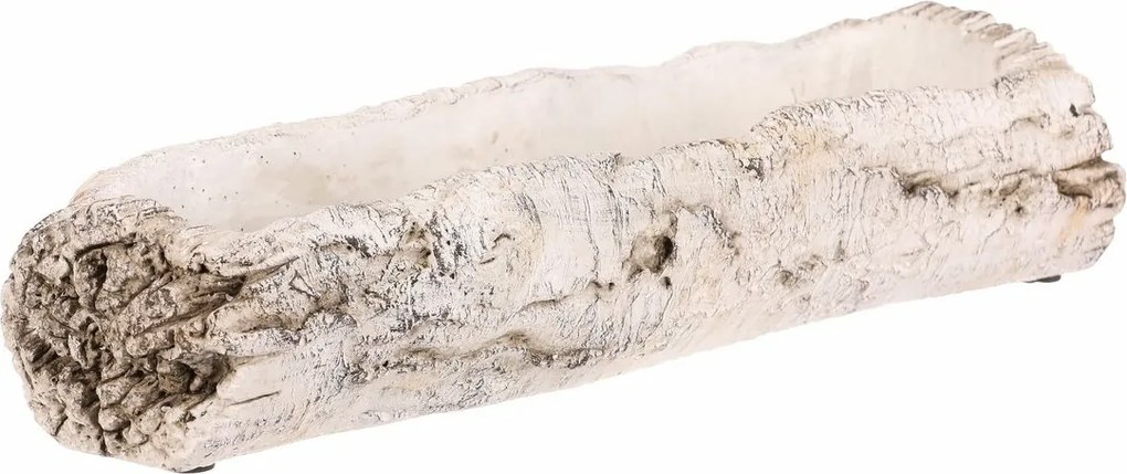 Husă pentru flori - jardiniere, imitație de mesteacăn, 39 x 14 x 8 cm, 39 cm