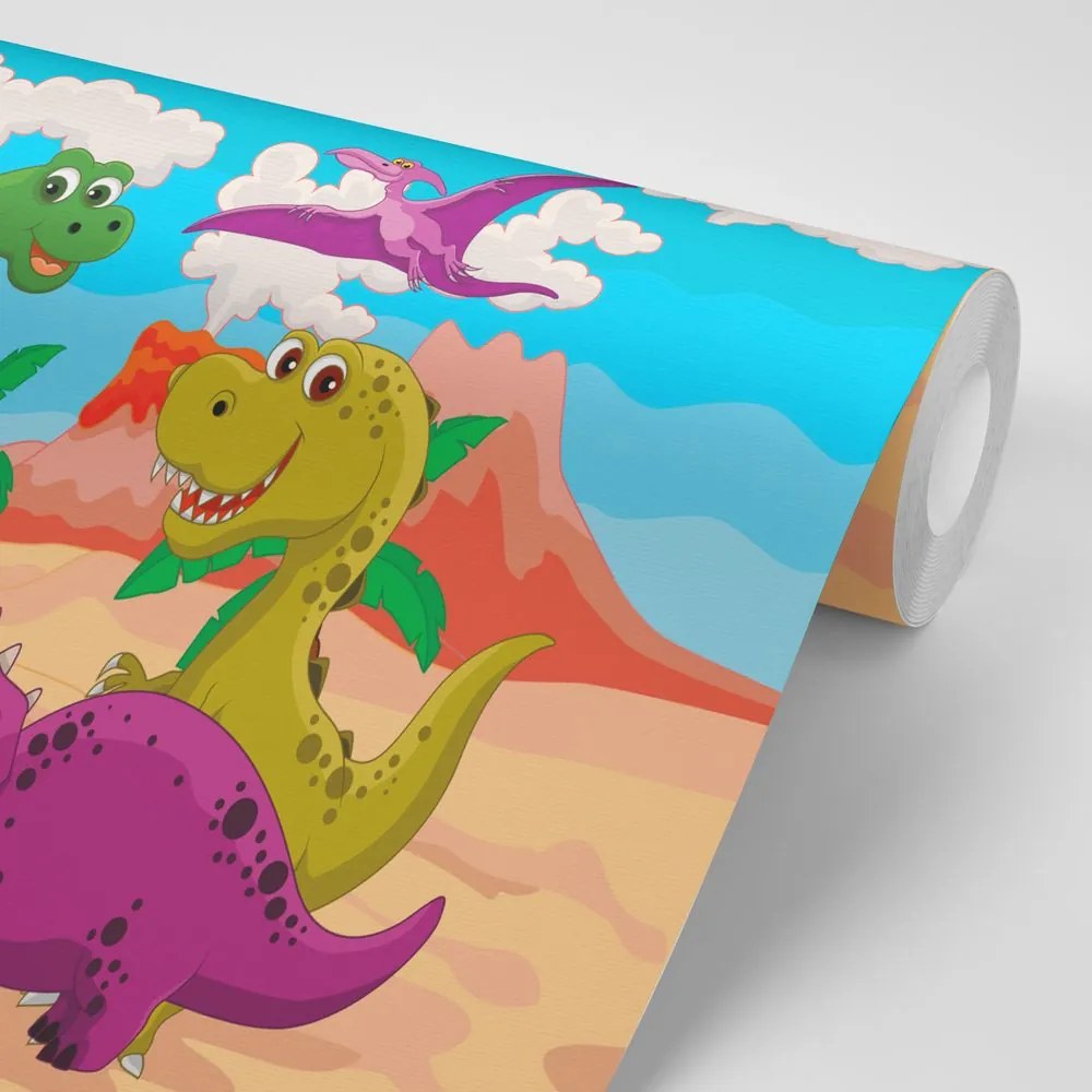 Tapet autoadeziv lumea dinozaurilor