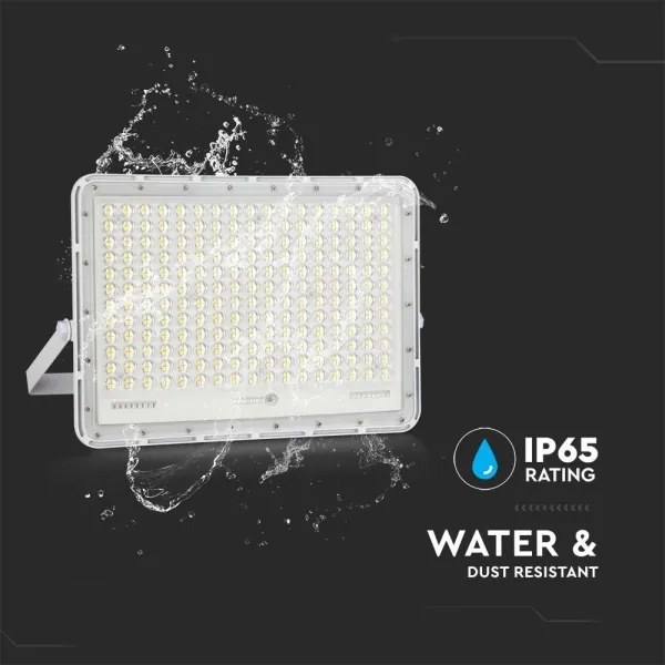 Proiector LED solar de exterior LED/30W/3,2V 4000K alb + telecomandă