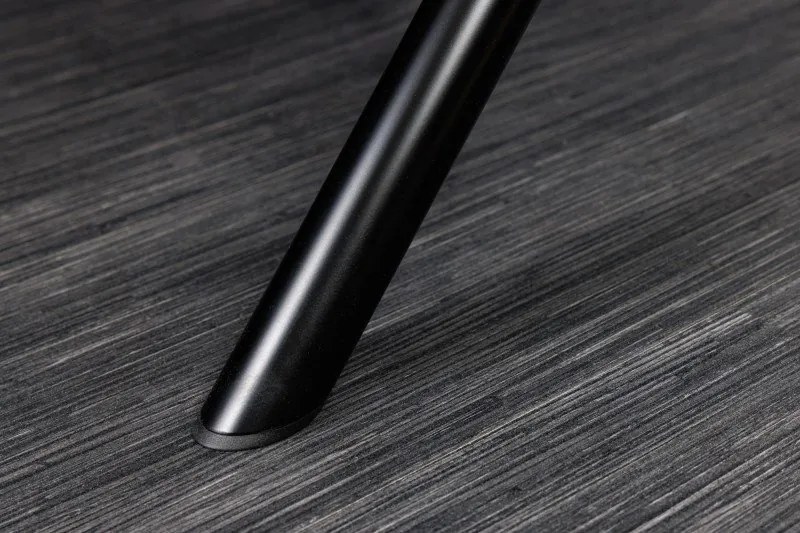 Set de 2 scaune pivotante Big George, microfibra/ piele gri