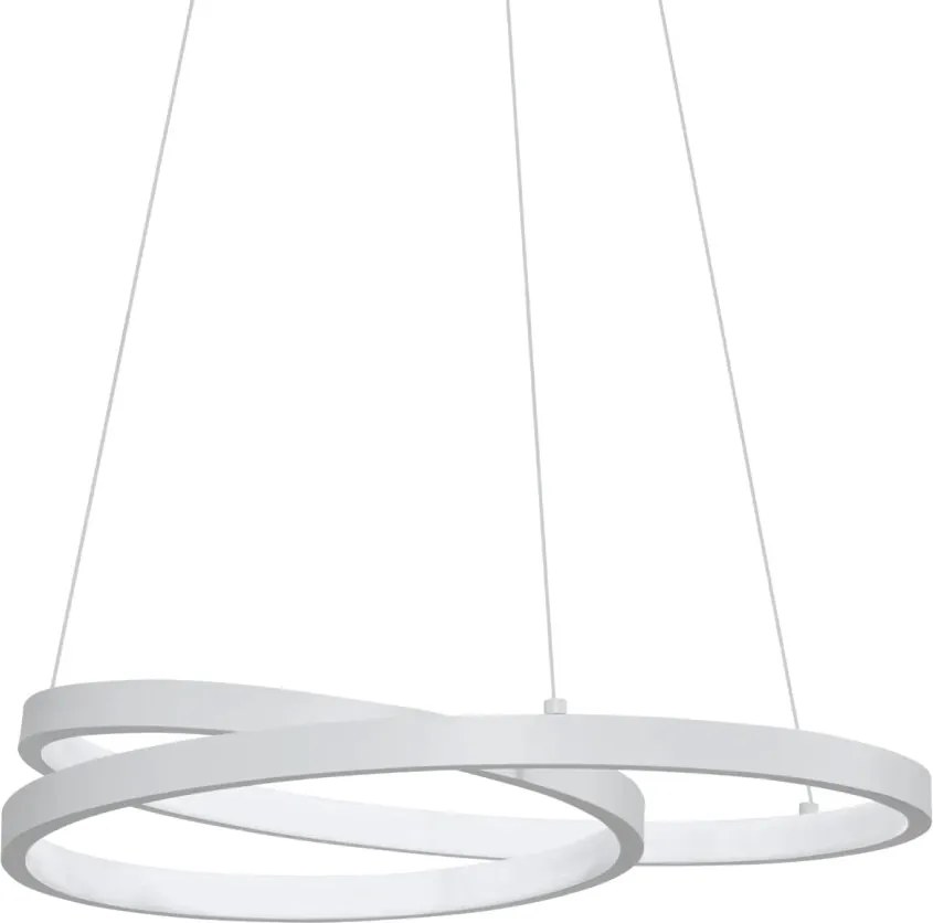 Lustra LED suspendata design circular OZ SP D040 ON-OFF BIANCO 3000K