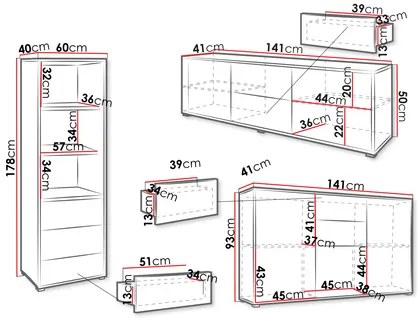 Mobilier living Alkyra III (alb). Promo -16%. 1121750