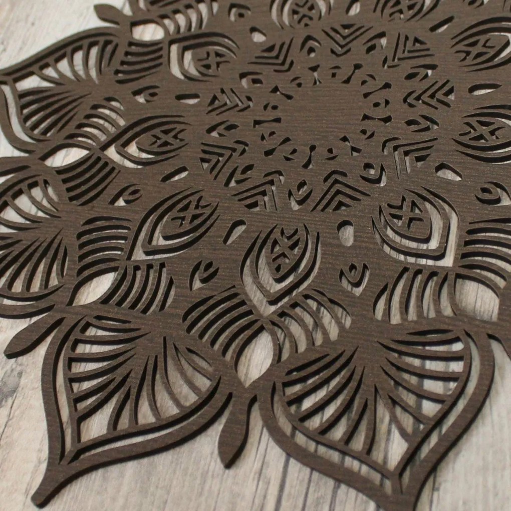 DUBLEZ | Mandala de perete excentrică – Imagine 3D