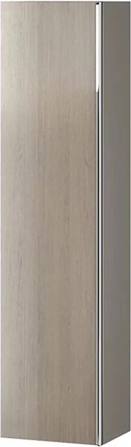 Dulap inalt suspendat Cersanit Virgo gri stejar 160x40 cm
