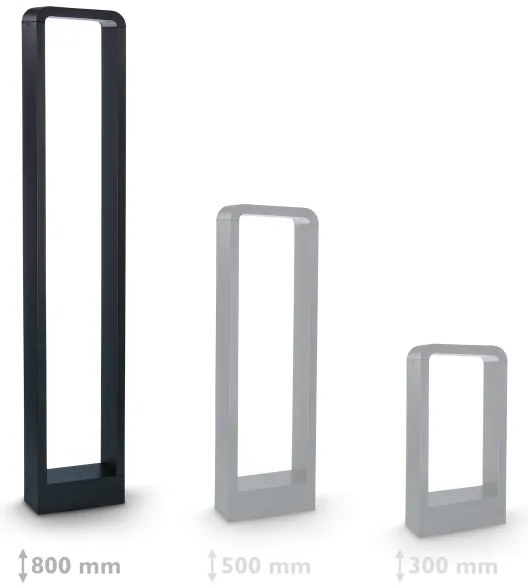 Lampă LED de exterior Brilagi BARI LED/7W/230V 3000/4000/6000K IP54 80 cm