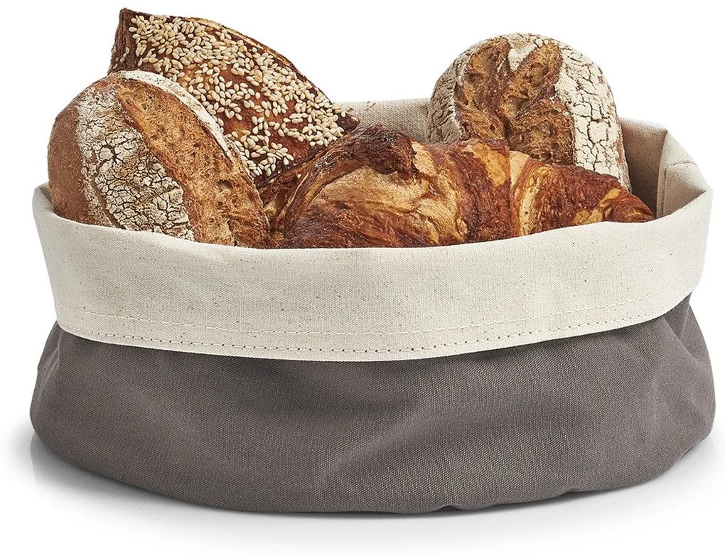 Coș pentru pâine, produse de panificație - Ø25x13 cm, ZELLER, taupe