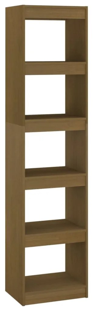 808151 vidaXL Bibliotecă/Separator cameră maro miere 40x30x167,5 cm lemn pin