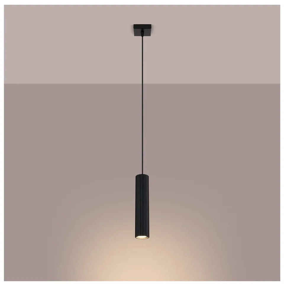 Lustră neagră Gleam – Sollux