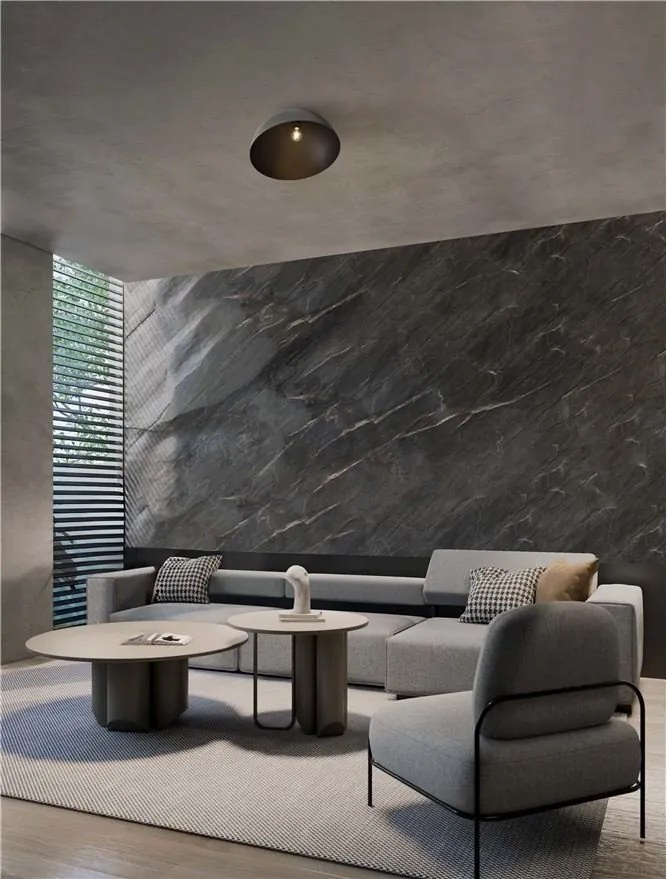 Lustra aplicata design decorativ GEA negru D-50cm