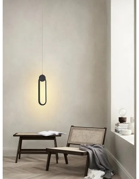 Lustră LED dimabilă pe cablu Immax NEO 07232L LITE OVALE LED/22W/230V Wi-Fi Tuya + telecomandă