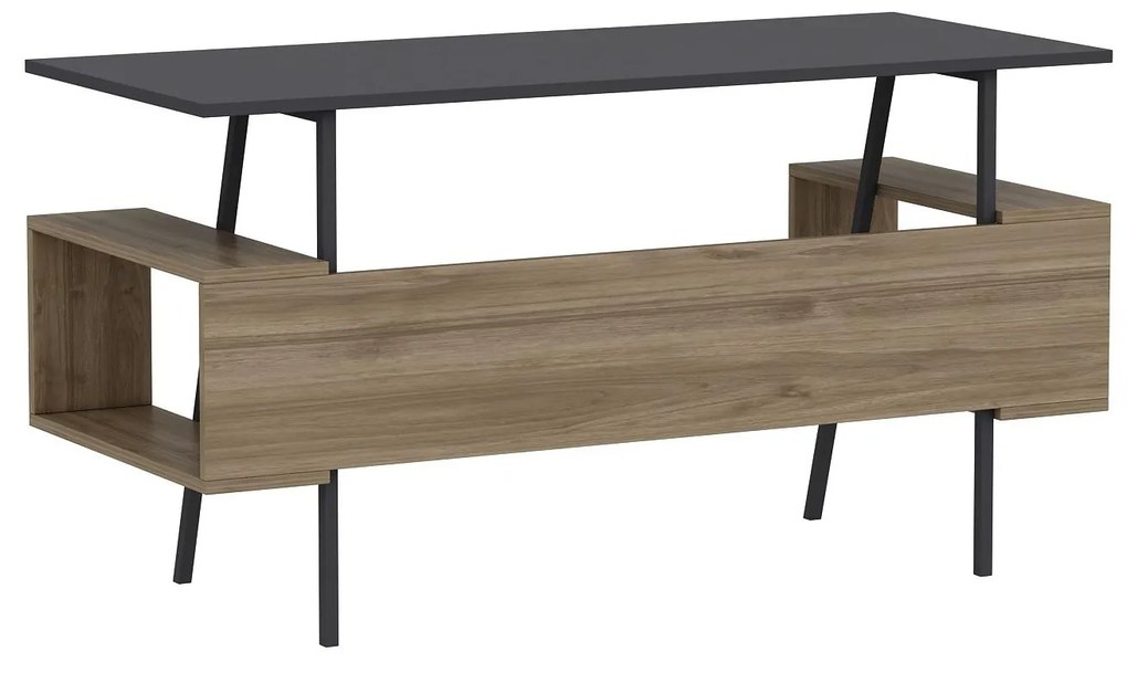 Set mobilier birou Ironman (antracit + Stejar) . 1102197